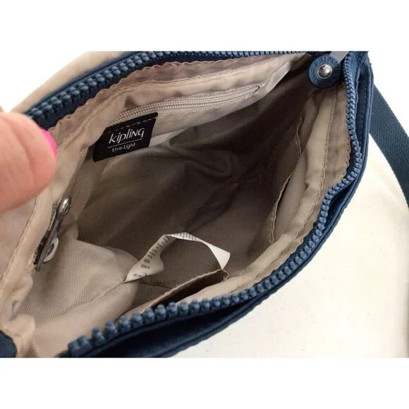 Kipling Blue Purse Crossbody Bag - Picture 9 of 9